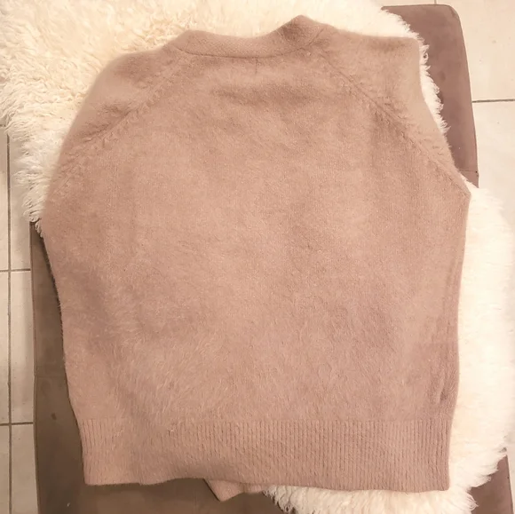 Princess Polly Merlo Sweater Cardigan Tan XS/S - Picture 5 of 8